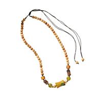Oxxggkao Long pendentif en bois style chinois rétro pour tenues, One Size, Comme décrit, Comme décrit.