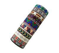 Oxxggkao Lot de 10 bracelets tressés à la main - Style bohème - Doux - Longueur réglable - Confortables - Bijoux tendance pour femme, taille unique, Comme décrit