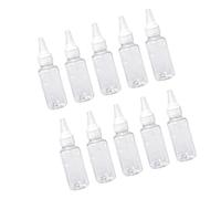 Oxxggkao Lot de 10 flacons distributeurs de peinture pratiques pour modélisme avec contrôle facile des couleurs et rangement Transparent