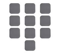 Oxxggkao Lot de 10 grilles multifonctions en fer, durables, adaptées aux étagères pour réduire l'entretien, couverture en métal