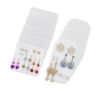 Oxxggkao Lot de 10 présentoirs à bijoux avec 44 emplacements pour boucles d'oreilles, solution d'économie d'espace pour ranger des boucles d'oreilles élégantes