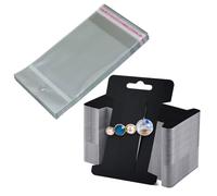 Oxxggkao Lot de 100 cartes d'accessoires pour cheveux - Carte d'affichage - Pinces à cheveux - Polyvalente - Papier pour cheveux, taille unique, Comme décrit