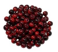 Oxxggkao Lot de 100 perles en verre de couleurs et de formes assorties pour la fabrication de bijoux et la décoration de la maison, bracelets, colliers, accessoires, perles intercalaires en verre pour