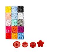 Oxxggkao Lot de 150 boutons pression 15 couleurs pour vêtements, couture, bavoirs, manteaux, travaux manuels et projets de couture pour toile pour jeans