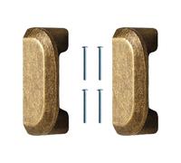 Oxxggkao Lot de 2 boutons de placard robustes en bronze antique pour ajouter un charme élégant à différents styles de décoration d'intérieur et poignée en alliage de zinc
