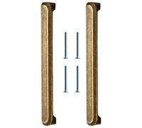 Oxxggkao Lot de 2 boutons de placard robustes en bronze antique pour ajouter un charme élégant à différents styles de décoration d'intérieur et poignée en alliage de zinc