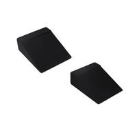 Oxxggkao Lot de 2 cales d'étirement pour les pieds - Pour haltérophilie - Plateforme antidérapante - Blocs de musculation - Étirement des mollets - Planche d'étirement des pieds