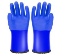 Oxxggkao Lot de 2 gants de travail d'hiver robustes avec doublure en polaire et caoutchouc antidérapant pour protéger contre le froid, adaptés aux conditions difficiles