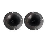 Oxxggkao Lot de 2 haut-parleurs tweeter multi-applications 95 mm Idéal pour les cinémas maison, activités de plein air et utilisation professionnelle du son antirouille