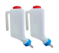 Oxxggkao Lot de 2 mangeoires à lait détachables avec crochet de suspension sécurisé pour utilisation agricole et pratiques