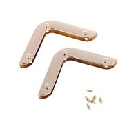 Oxxggkao Lot de 2 protections d'angle en métal pour sac à main, Lgd, Taille unique, Beauté de masse