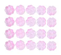 Oxxggkao Lot de 20 perles intercalaires colorées et plates pour fabrication de bijoux et colliers, taille unique, Comme décrit