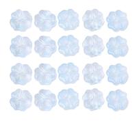 Oxxggkao Lot de 20 perles intercalaires colorées et plates pour fabrication de bijoux et colliers, taille unique, Comme décrit