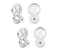 Oxxggkao Lot de 4 fermoirs de boucles d'oreilles de rechange pour boucles d'oreilles - Convient pour les activités de plein air