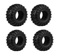 Oxxggkao Lot de 4 pneus en caoutchouc antidérapants 1:10 5,6 cm pour les amateurs de modélisme, les voyages sur les routes de plage, l'herbe, les déserts, les pneus en caoutchouc antidérapants