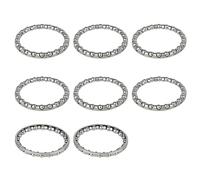 Oxxggkao Lot de 8 casques de vélo à roulement à billes pour VTT/enfants/vélos à basse vitesse facile à utiliser Fourche moyeu pédalier