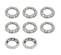 Oxxggkao Lot de 8 casques de vélo à roulement à billes pour VTT/enfants/vélos à basse vitesse facile à utiliser Fourche moyeu pédalier