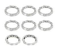 Oxxggkao Lot de 8 casques de vélo à roulement à billes pour VTT/enfants/vélos à basse vitesse facile à utiliser Fourche moyeu pédalier