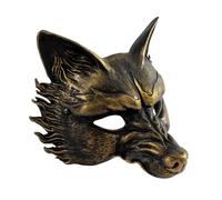 Oxxggkao Loup avec bande élastique pour homme et femme - Accessoires de déguisement d'animal pour adulte - Pour Halloween, bal masqué, cosplay