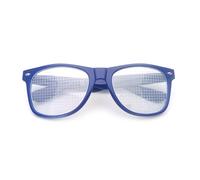 Oxxggkao Lunettes à effets d'amour - Lumières changeantes - Diffraction du cœur à la tombée de la nuit - Unisexe - Effet cœur de Noël, Bleu foncé B., taille unique