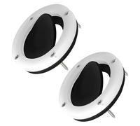 Oxxggkao L'unité de sortie d'eau en caoutchouc ABS empêche le refoulement de liquide pour les ouvertures de vidange de 7,3 cm, solution de drainage de cale de bateau