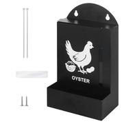 Oxxggkao Mangeoires de volaille résistantes aux intempéries pour une distribution précise des coquilles d'huîtres, accessoire de poulet facile à nettoyer