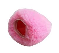 Oxxggkao Micro pare-brise antibruit, manchon en peluche pour podcasts et commandes de protection en streaming