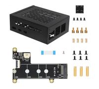 Oxxggkao Module de carte d'extension X1001 PCIE vers NVMe SSD Installation facile Augmente la capacité de stockage Stockage rapide