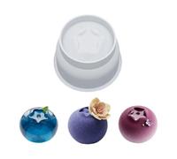 Oxxggkao Moule à chocolat en silicone en forme de fruit de 10,2 cm - Moule à gâteau en forme de myrtille - Moule à gâteau pour la cuisson de mousses, gâteaux, puddings, desserts, Whortleberry en