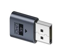 Oxxggkao Outil de connexion en métal DisplayPort Émulateur d'affichage EDID pour affichage simulé dans les jeux et la production vidéo Lien de plusieurs moniteurs