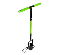 Oxxggkao Outil de creusement de trous pour plantation - Dispositif de transplantation robuste pour fleurs - Poignée ergonomique antidérapante - Base dentelée - Coupe-gazon