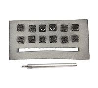 Oxxggkao Outil de tampon en métal 12 pièces du zodiaque chinois Jeu d'outils de tampon pour l'artisanat du cuir pour débutants et professionnels Poinçonnage motif de plantes animales Timbres pour