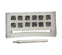 Oxxggkao Outil de tampon en métal 12 pièces du zodiaque chinois Jeu d'outils de tampon pour l'artisanat du cuir pour débutants et professionnels Poinçonnage motif de plantes animales Timbres pour