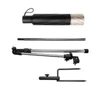 Oxxggkao Parapluie de pêche pliable à libération rapide avec pinces de table sécurisées pour la résistance au vent Parapluie de pêche