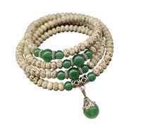 Oxxggkao Perles de prière bodhi élégantes en forme d'étoile pour la pratique spirituelle et les surfaces lisses bouddhistes