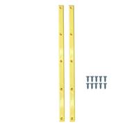 Oxxggkao Planche à roulettes légère Rails de protection des côtes Renforcé Gardes pour calcaires de rue Pare-chocs léger