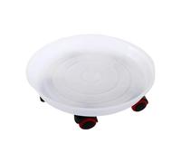 Oxxggkao Plateau de support de pot de fleurs moderne à roulettes avec 360°, idéal pour balcon, terrasse, bac de drainage des plantes