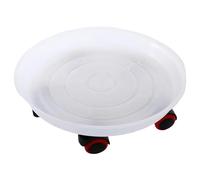 Oxxggkao Plateau de support de pot de fleurs moderne à roulettes avec 360°, idéal pour balcon, terrasse, bac de drainage des plantes
