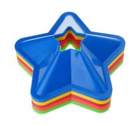 Oxxggkao Plusieurs disques d'entraînement sportif pour améliorer l'agilité, les marqueurs de forme d'étoile de vitesse pour le renforcement des compétences athlétiques, outil d'entraînement de