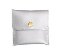 Oxxggkao Pochette de rangement compacte pour boucles d'oreilles, colliers, bagues, bracelets, broches, fermeture à bouton-pression