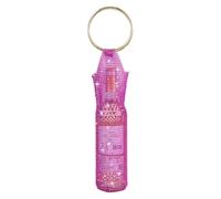 Oxxggkao Porte-bouteille de vin élégant avec maille et strass - Sac isotherme pour champagne, transport quotidien - Poignée en métal avec strass intégrés - Parfait pour la plage, les pique-niques et