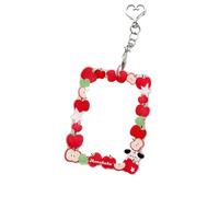 Oxxggkao Porte-cartes photo de dessin animé - Porte-cartes de crédit - Porte-cartes de crédit - Protecteur de porte-clés, Apple 1, Taille unique, Beauté de masse