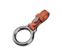 Oxxggkao Porte-clés à dégagement rapide en alliage avec sangle en cuir souple pour une organisation facile, plusieurs options de couleur, porte-clés permanent tendance