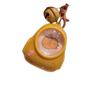 Oxxggkao Porte-clés Capybaras lumineux portable en forme d'animal de dessin animé pour sac à dos élégant Veilleuse porte-clés Capybaras Veilleuse Accessoire, Ballons soufflants, taille unique