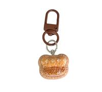 Oxxggkao Porte-clés élégant en forme d'animal - Couleurs pastel - Robuste - Pour femme et adolescente - Accessoire de sac à dos élégant, Tête d'ours, taille unique