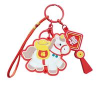 Oxxggkao Porte-clés en résine avec décoration à suspendre sur le thème de la prospérité, convient pour un moment spécial et une utilisation quotidienne, b, taille unique