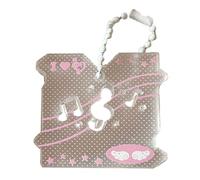 Oxxggkao Porte-clés multifonction en forme de note de musique - Texture acrylique - Convient pour diverses occasions - Porte-clés sur le thème de la musique artistique, C, taille unique