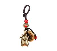 Oxxggkao Porte-clés multifonction en laiton robuste avec savoir-faire détaillé, accessoire adapté pour les animaux, les admirateurs, les styles rétro, F, taille unique