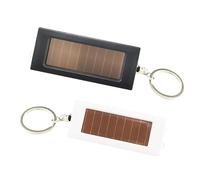 Oxxggkao Porte-clés solaire compact avec mode SOS, lumière LED rechargeable pour le camping et la préparation aux crises, outil porte-clés pour aventures nocturnes et utilisation en crise