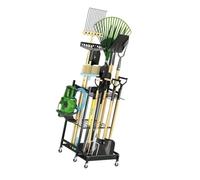 Oxxggkao Porte-outils multi-sections avec mouvement fluide idéal pour ranger pelles, râteaux et autres accessoires de jardin